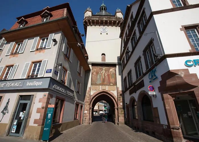아파트 Martin Bucer Selestat - Parking Gratuit - Proche Europa-Park - Route Des Vins - Haut-Koenigsbourg 셀레스탓